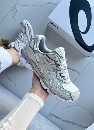 Asics gel-nyc cream grey 4