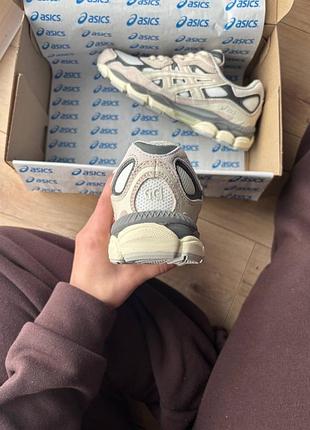 Asics gel-nyc cream oyster grey v2 3