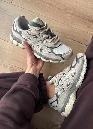 Asics gel-nyc cream oyster grey v2 10