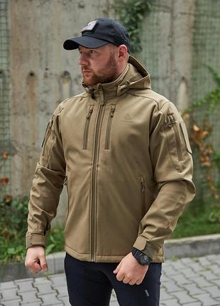 Куртка тактическая frontier eira soft shell coyote 2