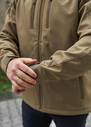 Куртка тактическая frontier eira soft shell coyote 8