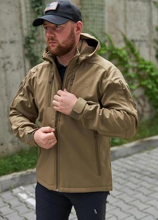 Куртка тактическая frontier eira soft shell coyote 9