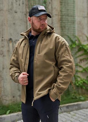 Куртка тактическая frontier eira soft shell coyote 10