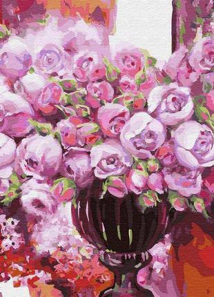 Картина за номерами фіолетове сяйво у вазі