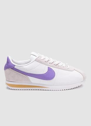 Кроссовки женские nike cortez white/purple