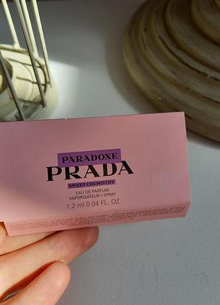 Новинка! парфумована вода prada paradoxe sweet chemistry, 1.2 мл