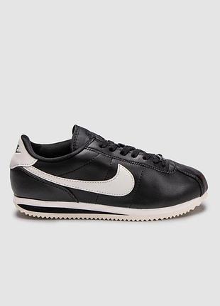 Кроссовки женские nike cortez basic black/white