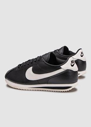 Кроссовки женские nike cortez basic black/white 9
