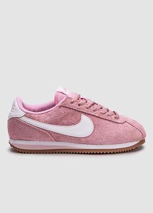 Кроссовки женские nike cortez vintage pink suede