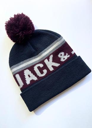 Шапка з помпоном  jack & jones 2