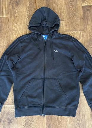 Оригінальна кофта adidas/ зипка adidas/ чорна зипка adidas