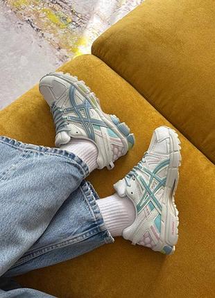 Asics gel-kahana 8 white turquoise 2