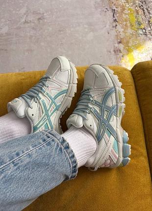 Asics gel-kahana 8 white turquoise 3
