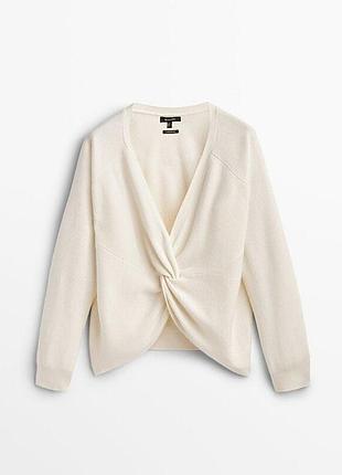 Джемпер з вовни та кашеміру massimo dutti