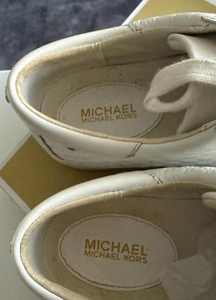 Кеди білі шкіряні michael kors 7