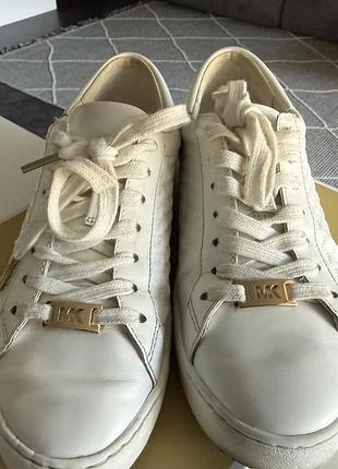 Кеди білі шкіряні michael kors 3