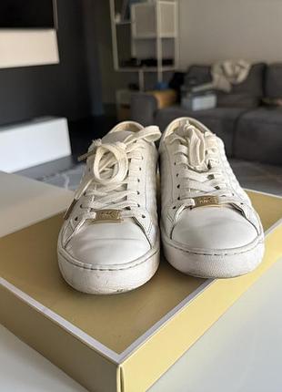 Кеди білі шкіряні michael kors 4