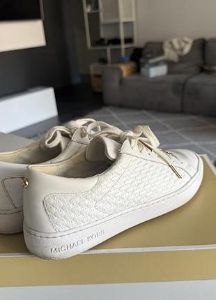 Кеди білі шкіряні michael kors 6