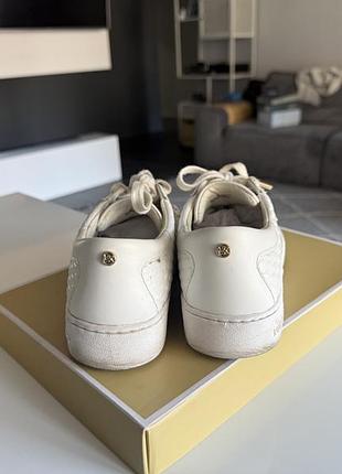 Кеди білі шкіряні michael kors 5