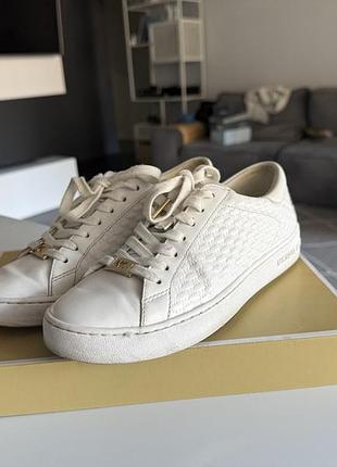 Кеди білі шкіряні michael kors