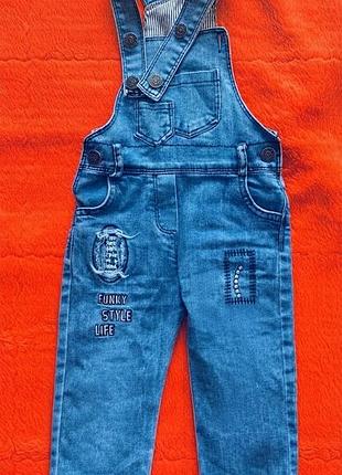 Дитячий джинсовий комбінезон sagokids (на 1 рік)