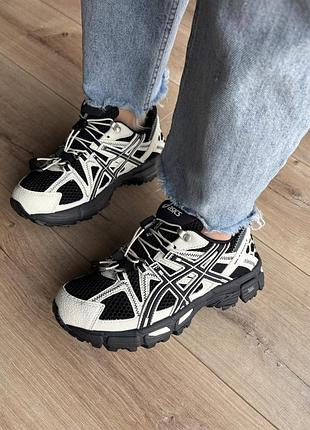 Asics gel-kahana 8 fl black white 6