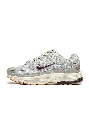 Женские кроссовки nike p-6000 college grey burgundy crush