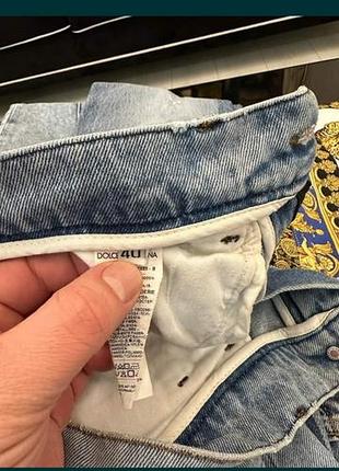 Джинсы бойфренды dolce gabbana 5