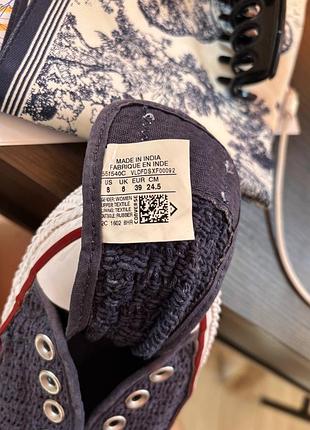 Вязаные кеды convers 6