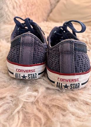 Вязаные кеды convers 4