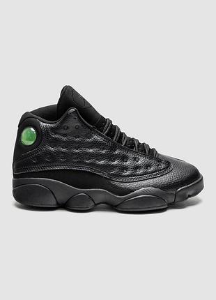 Кросівки чоловічі nike air jordan 13 retro altitude total black