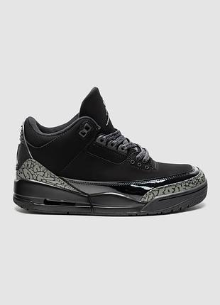 Кроссовки женские nike air jordan 3 retro 'black cat'