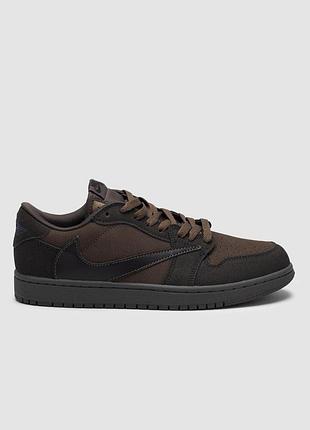 Кроссовки мужские nike air jordan 1 retro low og sp travis scott