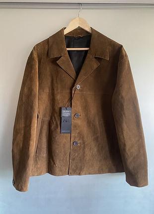 Замшевая куртка zara man