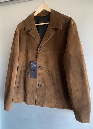 Замшевая куртка zara man 3