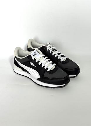 Оригінал спортивні чоловічі кросівки унісекс puma adaptor black 398405-11  оригинал пума кеди чорні літо осінь повсякденні для спорту для бігу