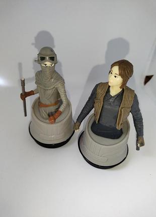 Фигурки из кинофильма star wars, фигурка рей, фигурка джин эрсо