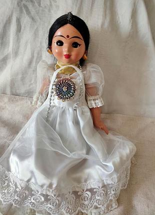 Фарфоровая кукла индианка производство ссср.