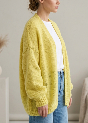 Кардиган new look с мохером, шерстью,альпакой оверсайз р. оне size