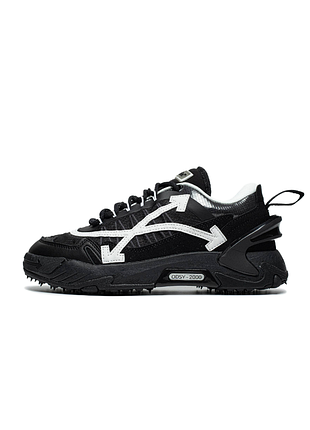 Мужские кроссовки off-white odsy-2000 black white