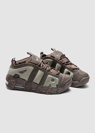 Nike air more uptempo low baroque brown