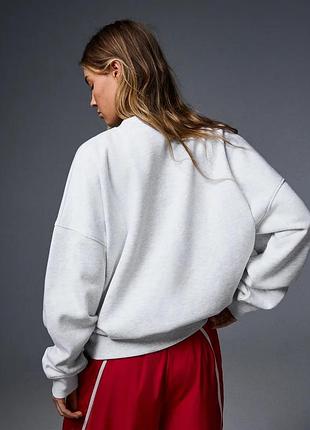 Світшот bershka сірий, розмір m
