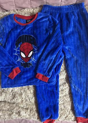 Уцінка!тепла плюшева піжама marvel spider man primark