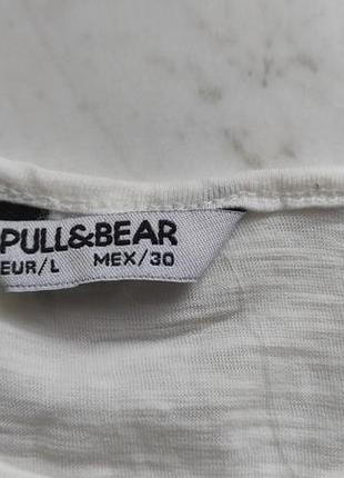 Женская майка принт бренда pull &amp; bear испания 5