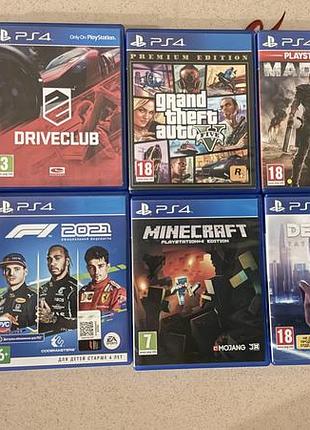 Диски на playstation 4 (playstation 5)