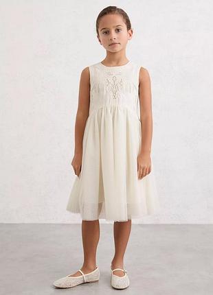 Біле святкове плаття candy couture розмір 12–13 років