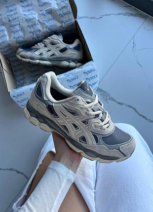 Asics gel-nyc cream oyster grey gore-tex