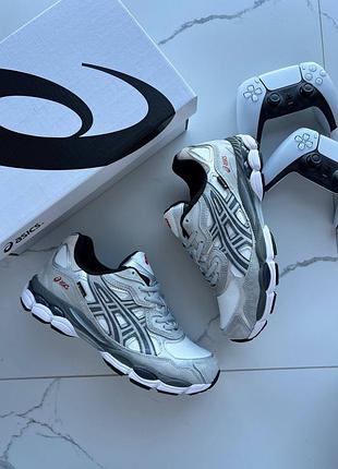 Asics gel-nyc white steel grey gore-tex