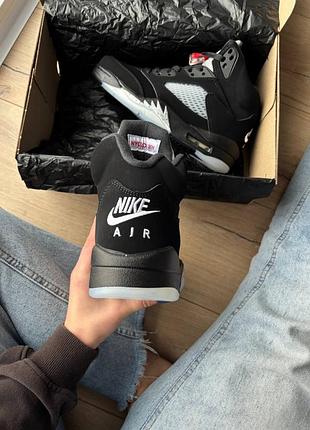 Jordan 5 black blue 2