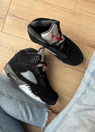 Jordan 5 black blue 7